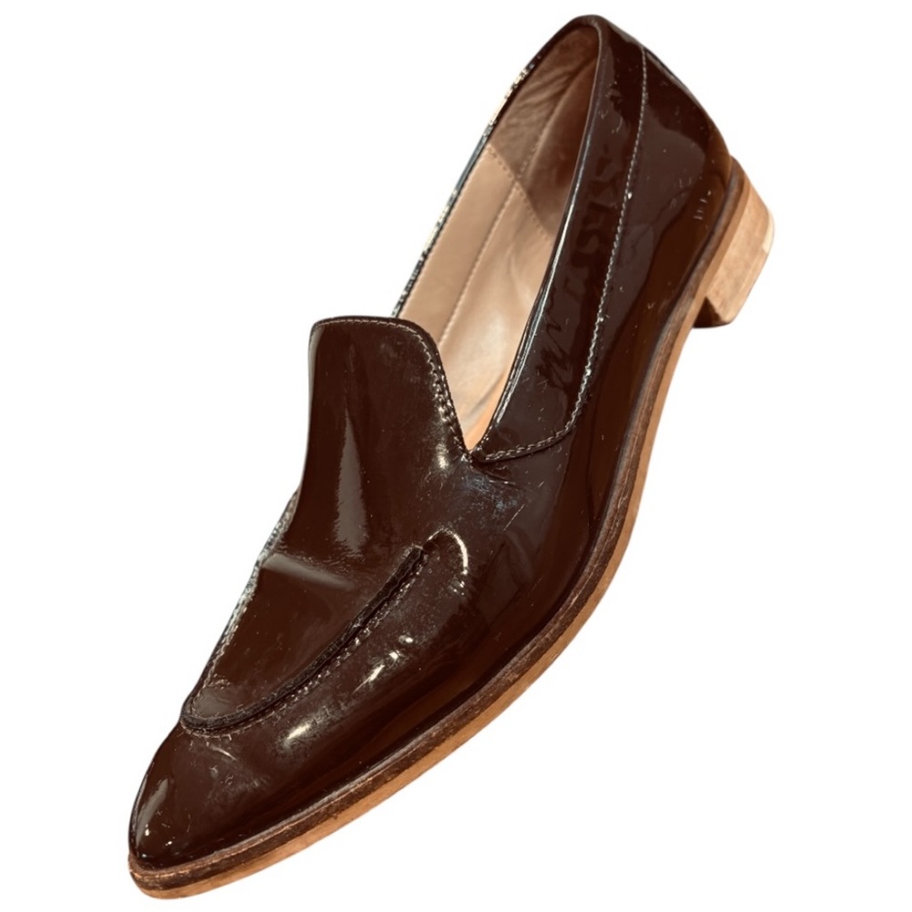 Everlane The Modern Loafer Women’s Brown Patent Leather Loafers Size 9 1/2